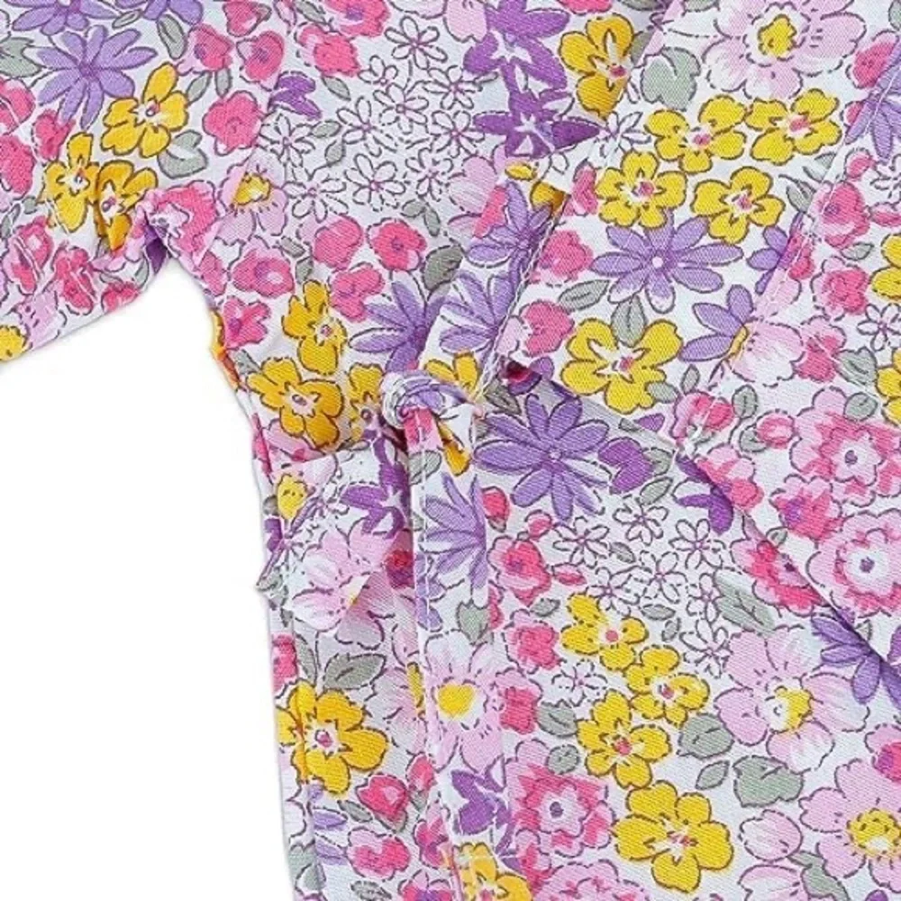 PAUBOLI Baby Kimono Romper Japanese‎ Sakura Cotton Infant Comfy 6-12 months